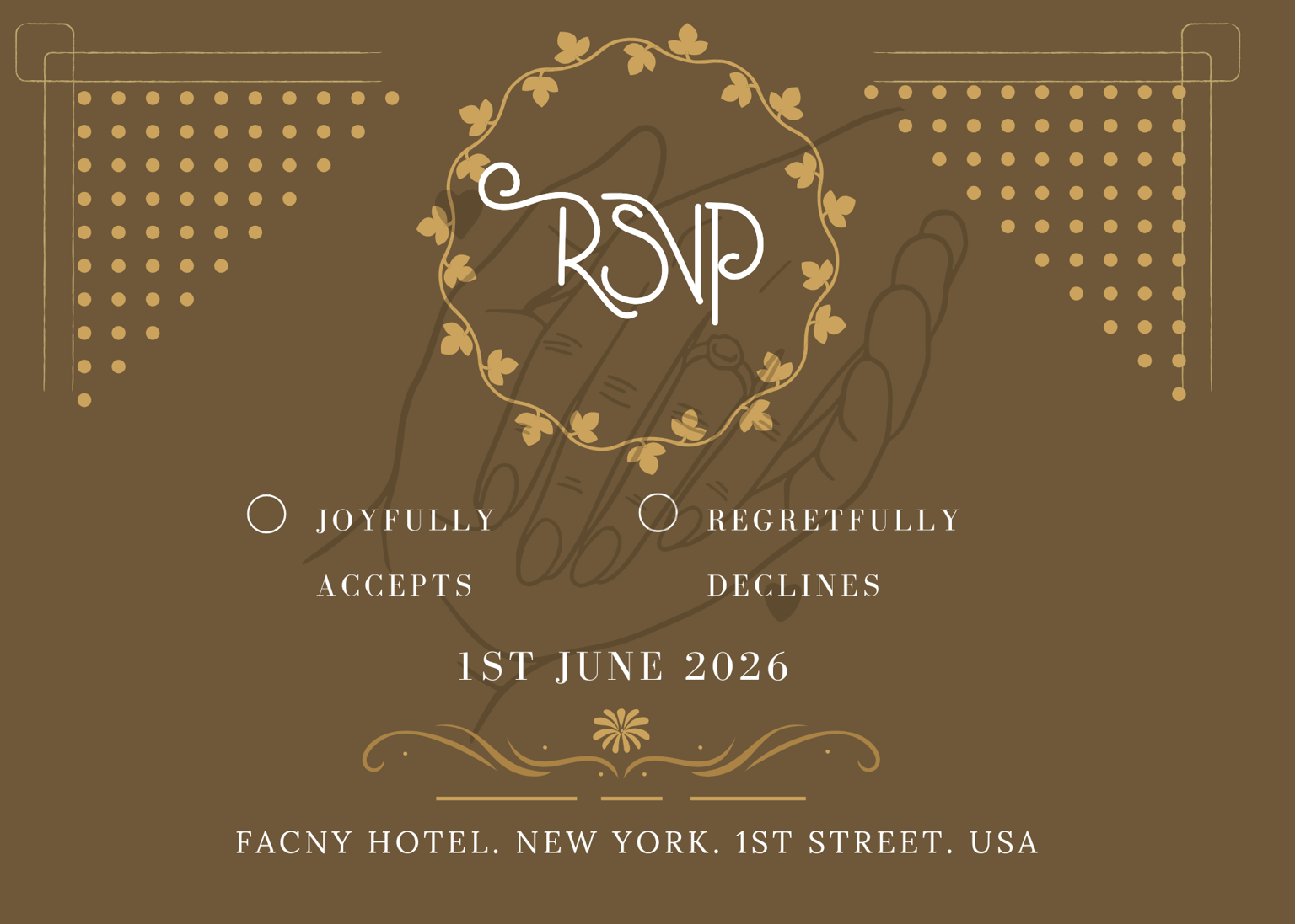 wedding invitation - image 6 - student project