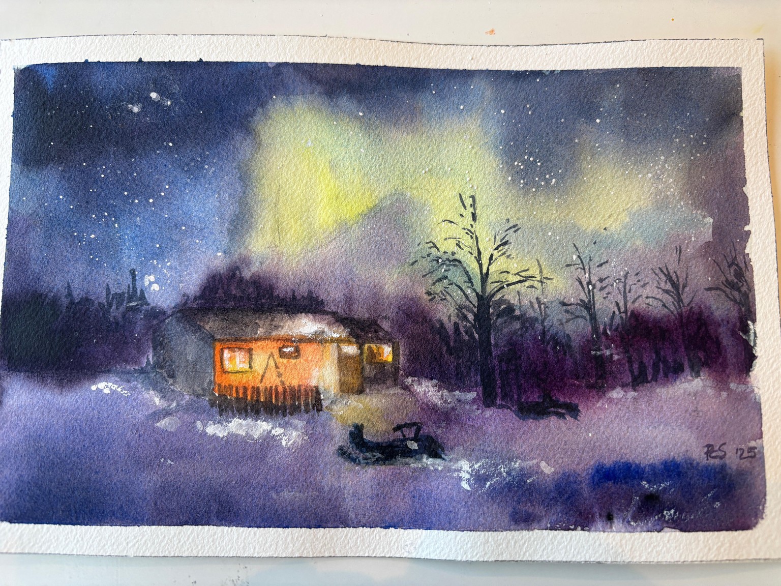 Six snow scenes - image 2 - student project