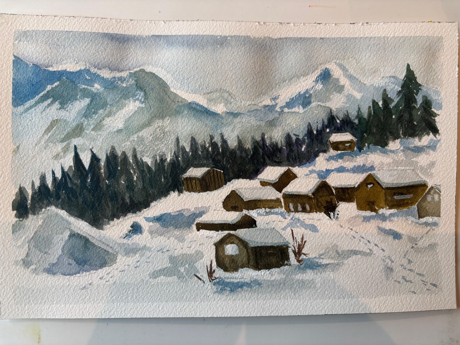 Six snow scenes - image 3 - student project