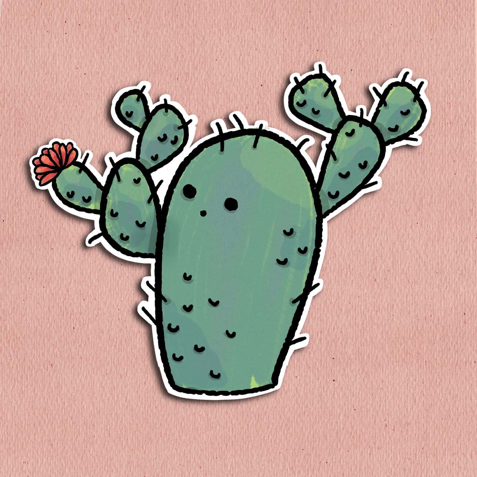 Cactus Doodles - image 1 - student project