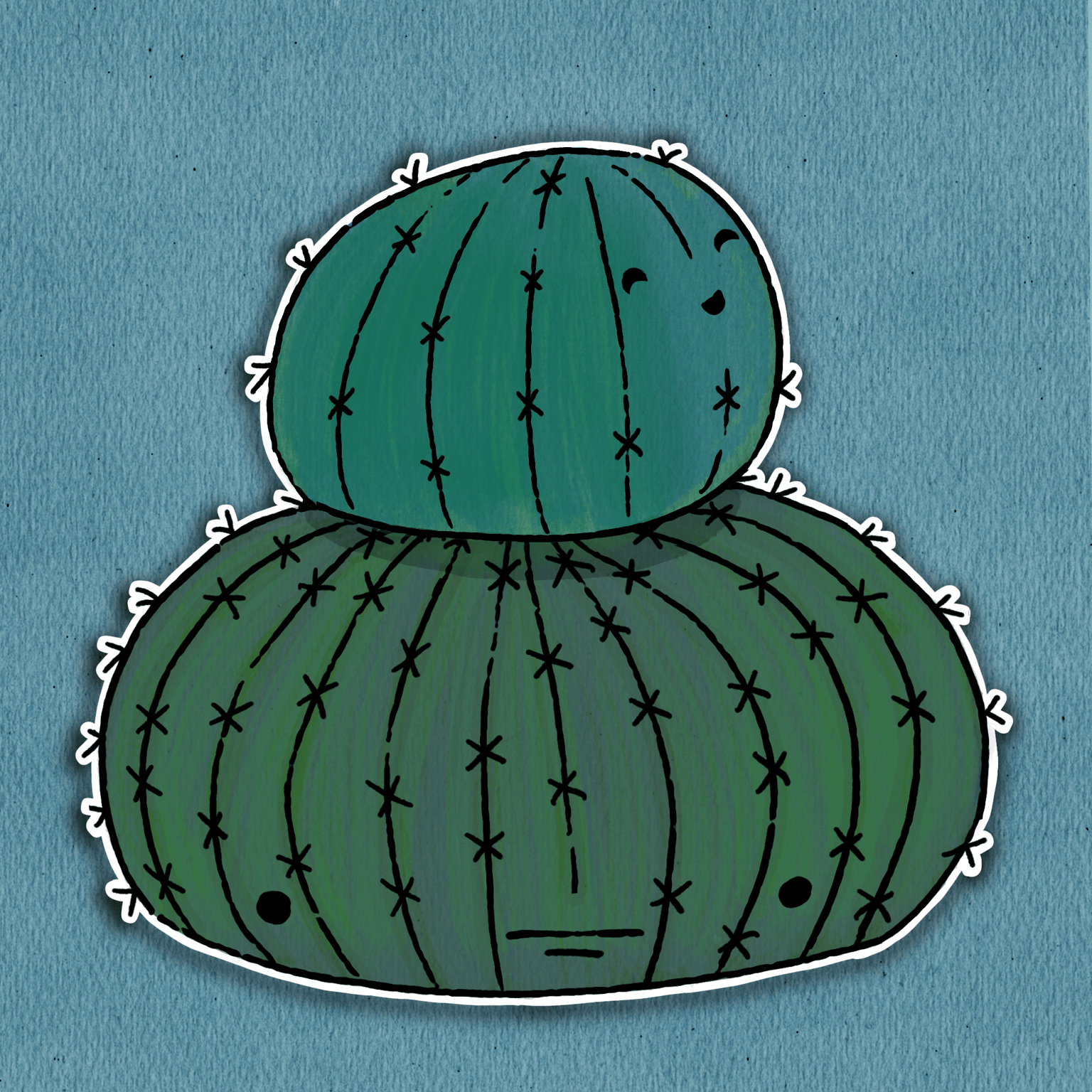 Cactus Doodles - image 2 - student project