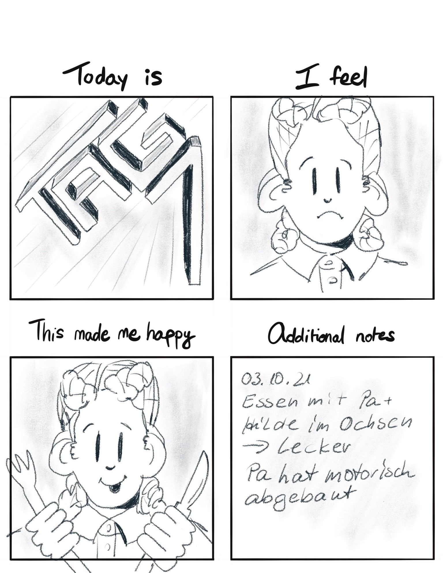 Visual Journaling: 7-Day Gratitude Diary on Procreate - image 1 - student project
