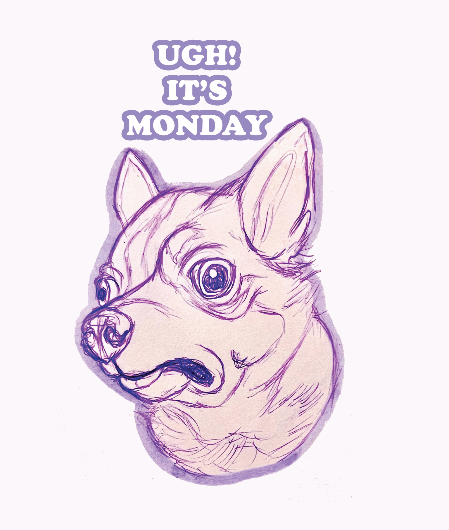 Pug Sticker Idea - image 1 - student project