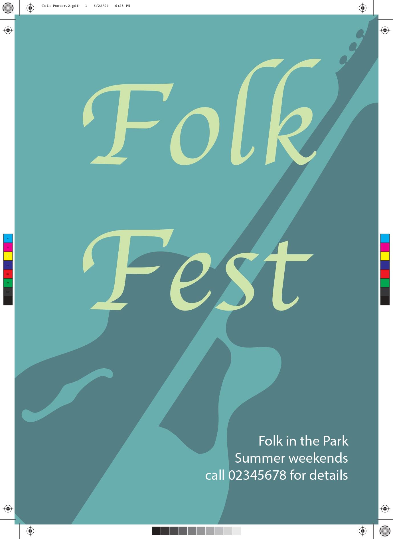 Folk Poster - image 1 - student project