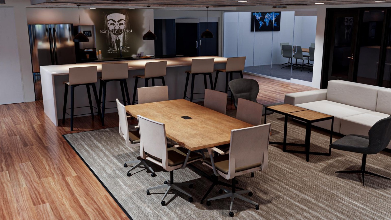 Office Scene - image 1 - student project