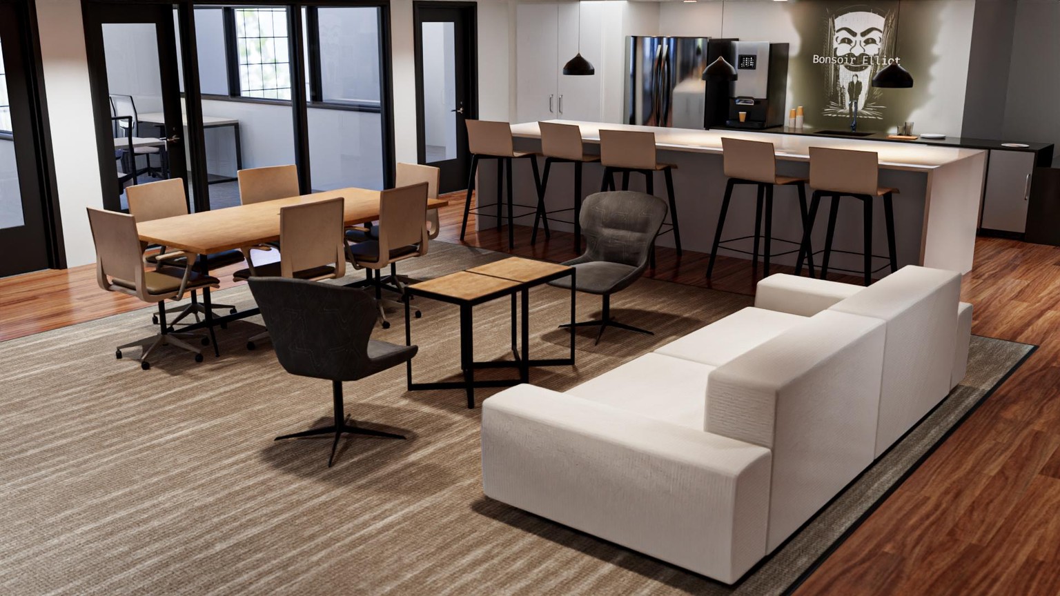 Office Scene - image 2 - student project