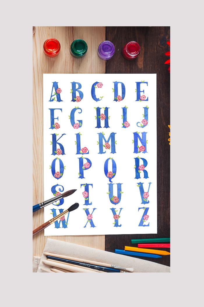 Rose Font - image 1 - student project