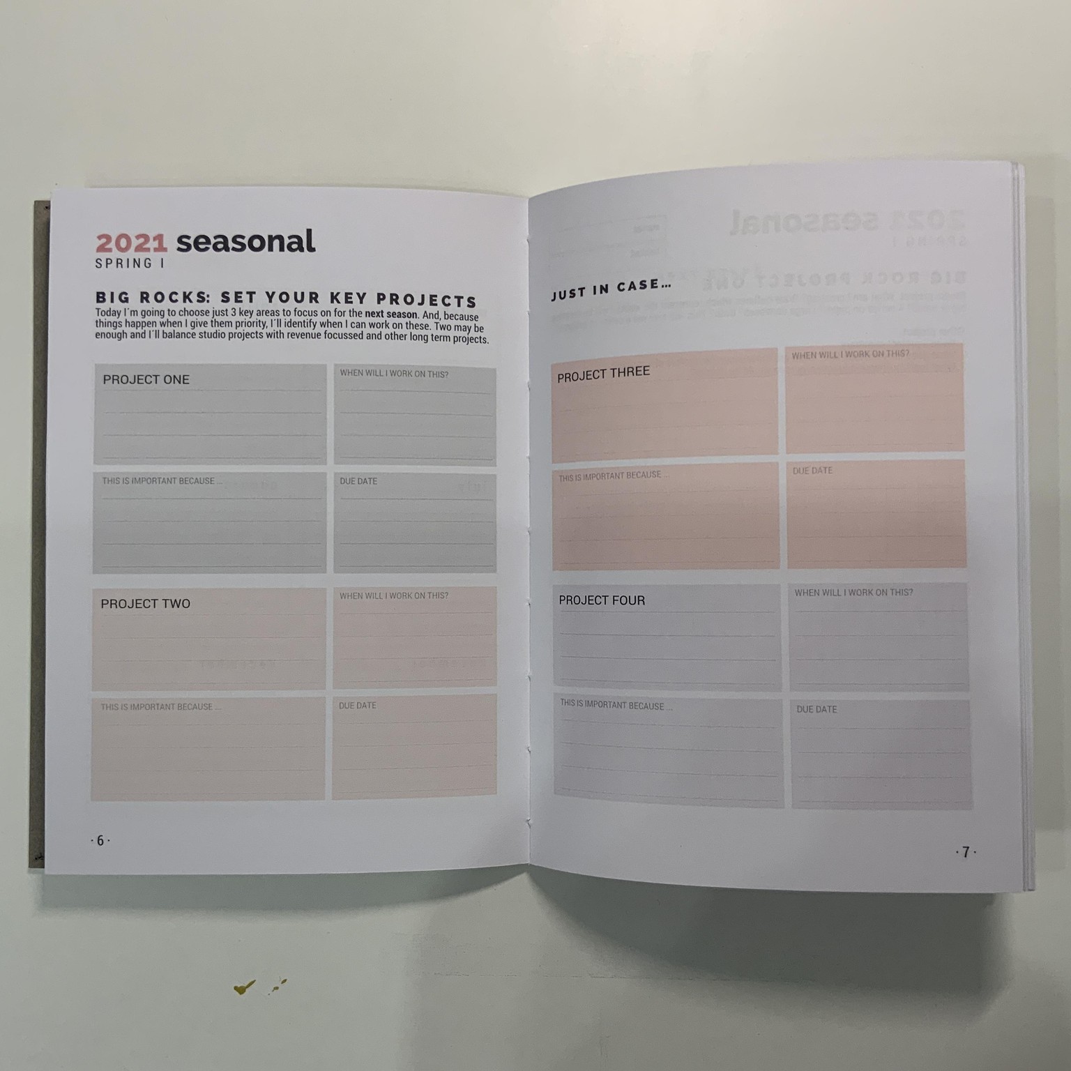 ANNUAL REVIEW & PLANNING BOOKLET + PRINTABLE SEASONAL PLANNER - image 10 - student project