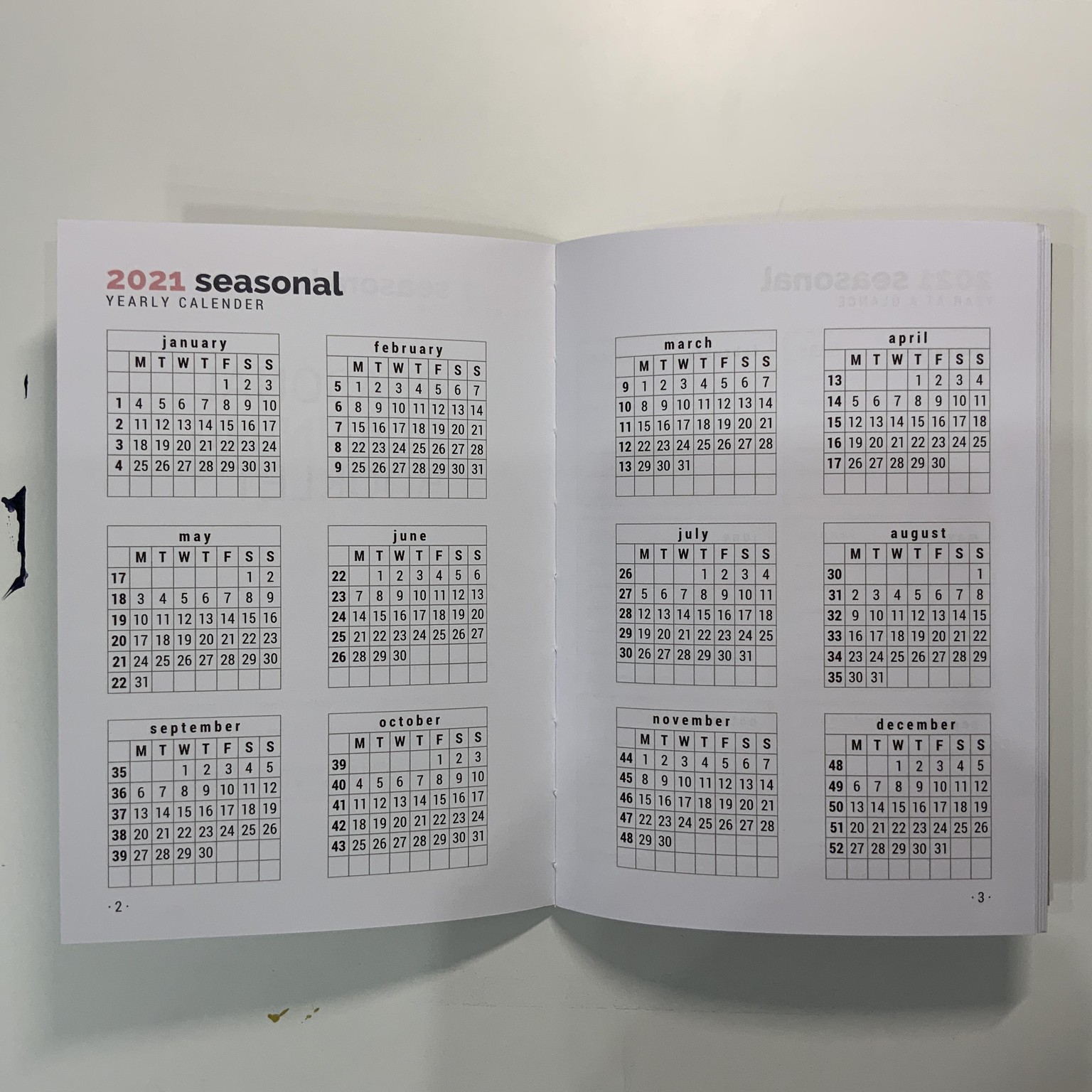 ANNUAL REVIEW & PLANNING BOOKLET + PRINTABLE SEASONAL PLANNER - image 8 - student project