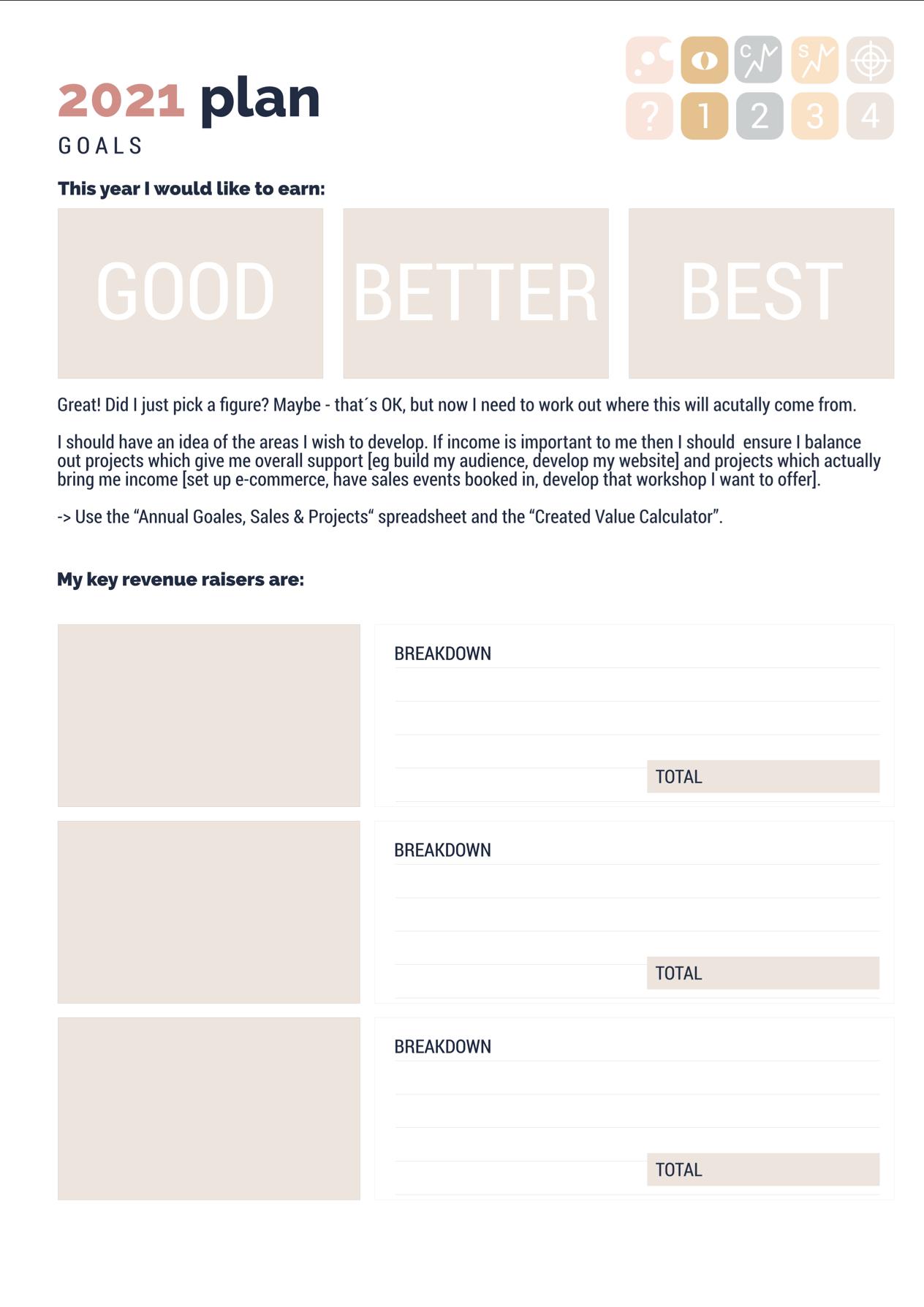 ANNUAL REVIEW & PLANNING BOOKLET + PRINTABLE SEASONAL PLANNER - image 3 - student project