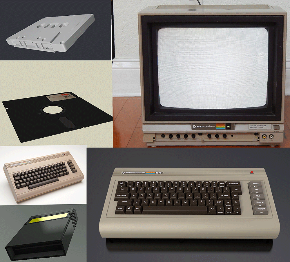 Commodore64 Retro Futuristic Tribute  - image 1 - student project