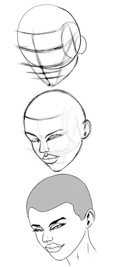 Drawing Comic Style Heads - image 7 - student project