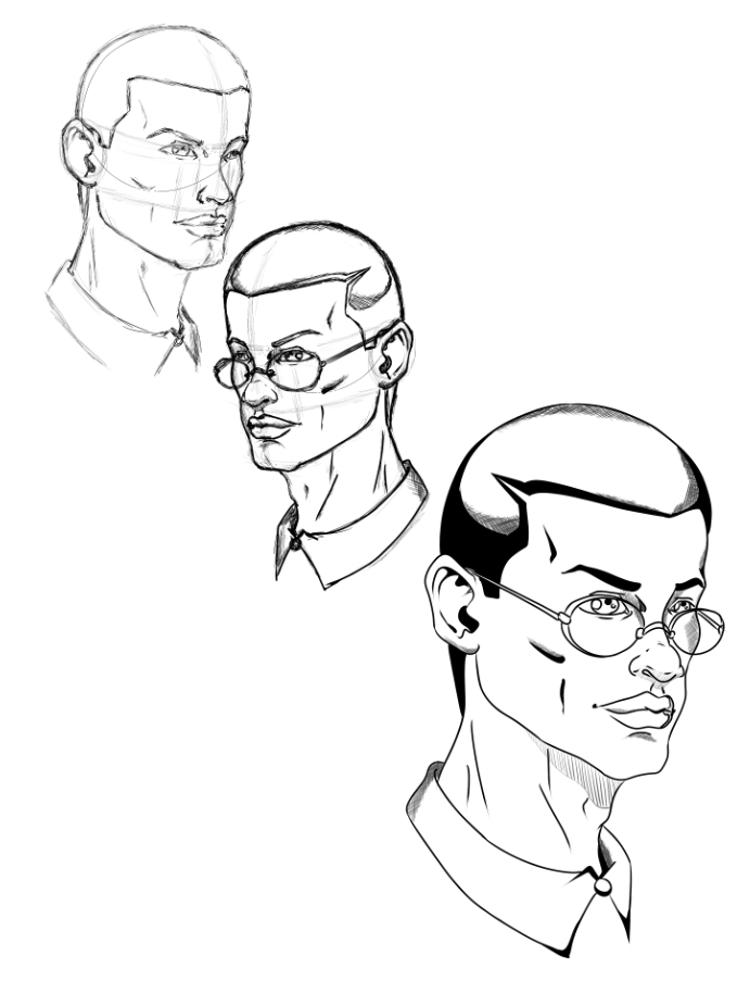 Drawing Comic Style Heads - image 4 - student project