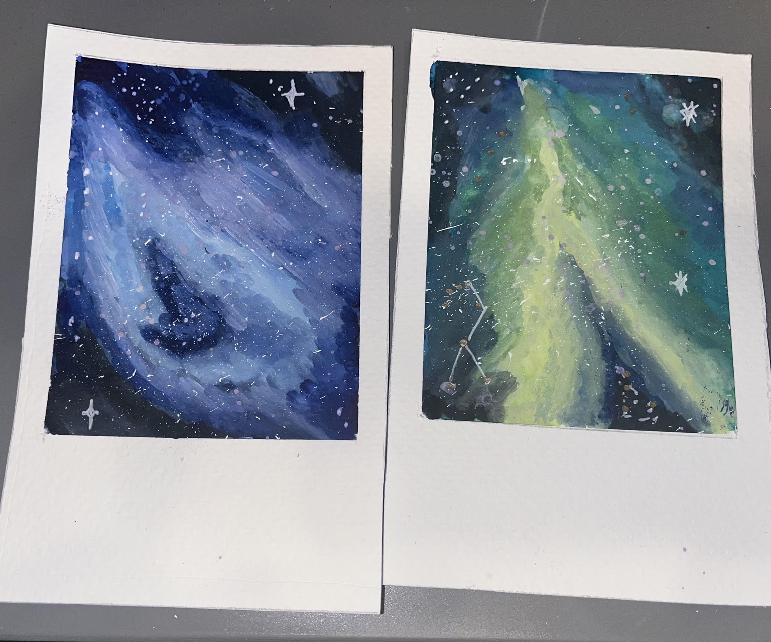 Watercolor galaxy - image 1 - student project