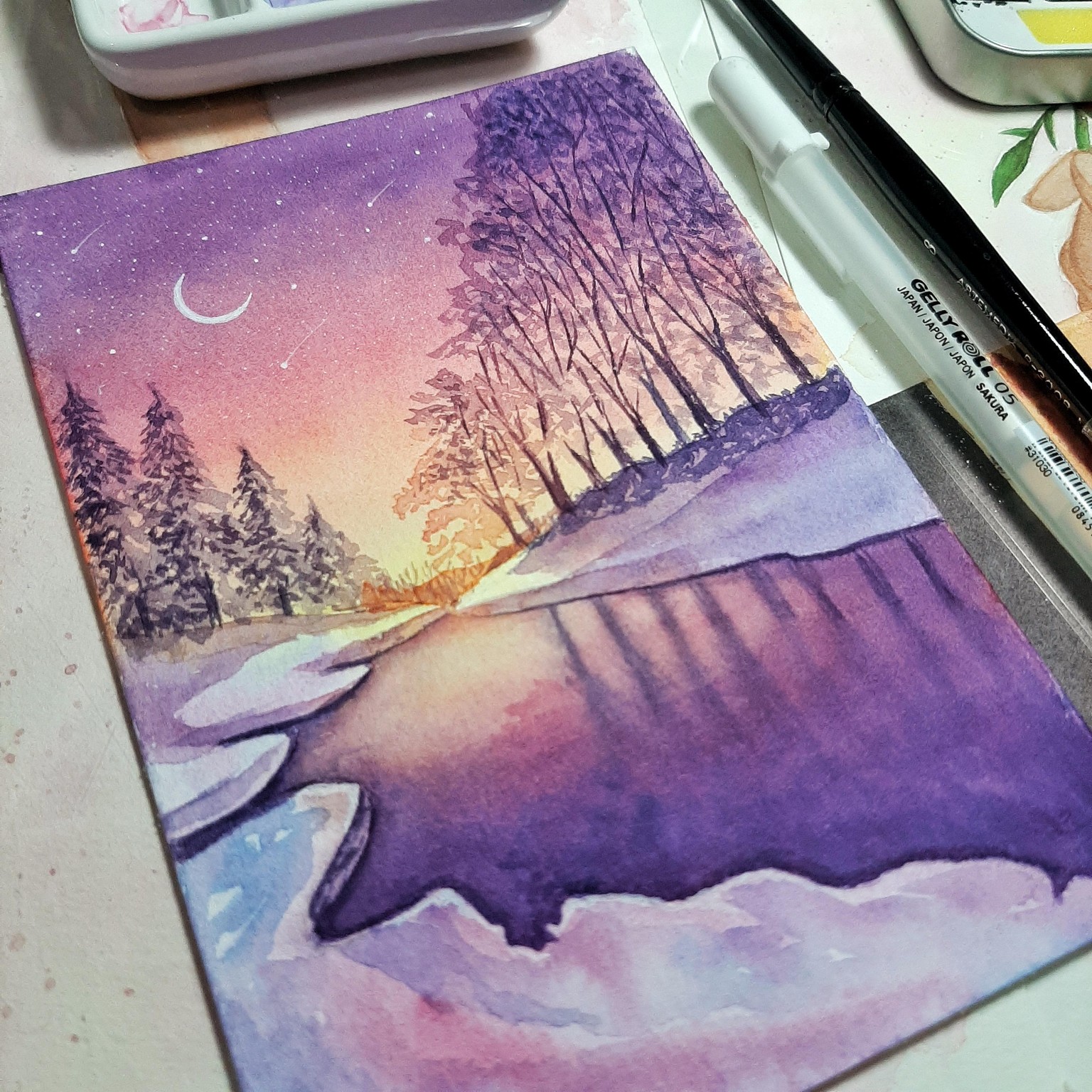Winter Night Sky - image 1 - student project