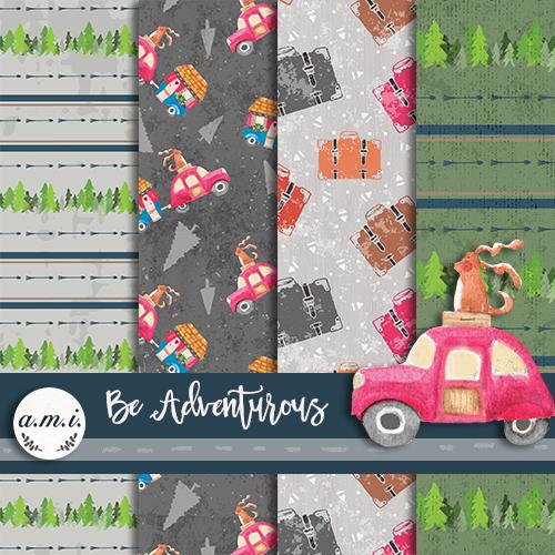 Be Adventurous Scrapbook Paper Project - image 1 - student project