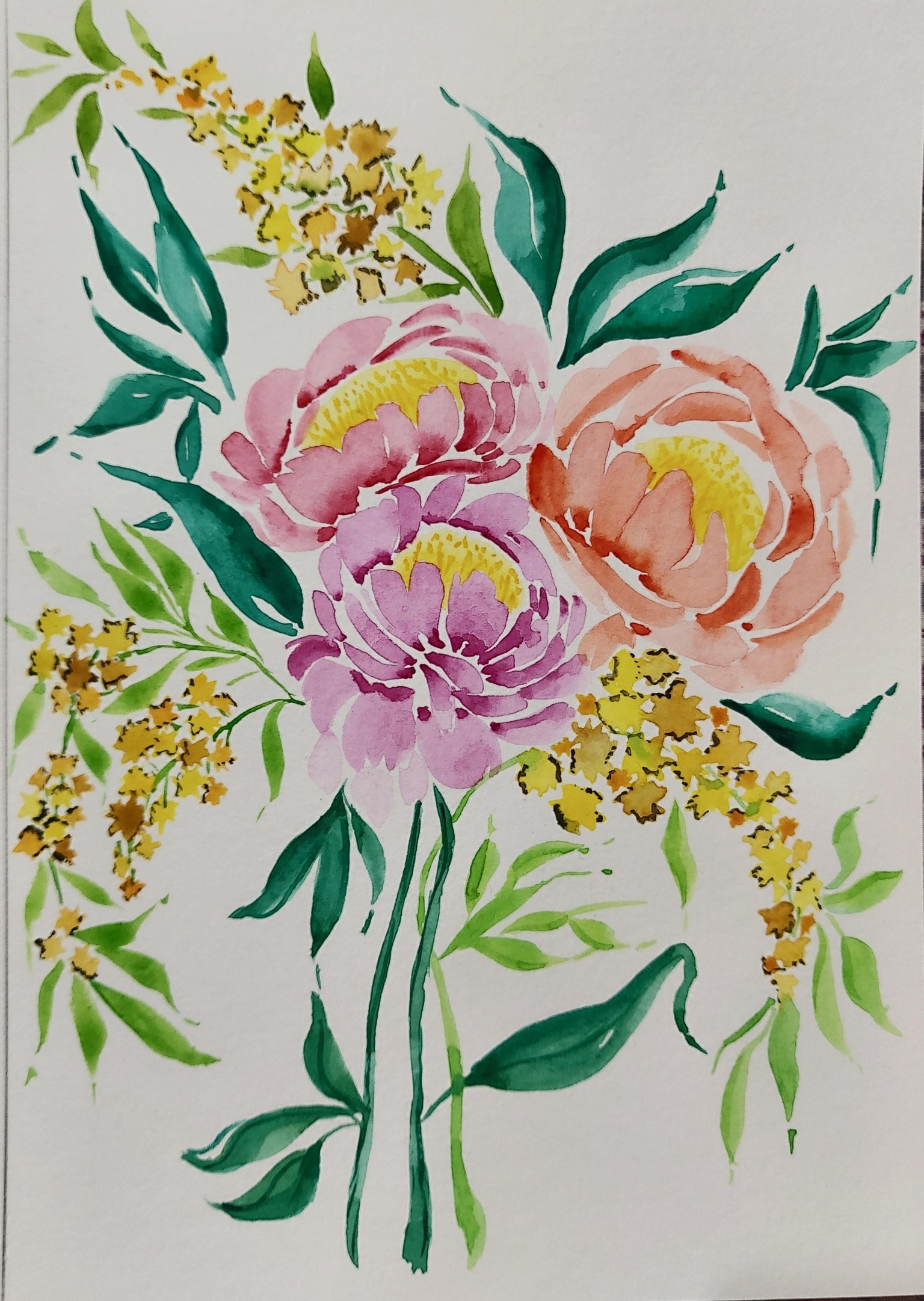 Peonies - image 1 - student project