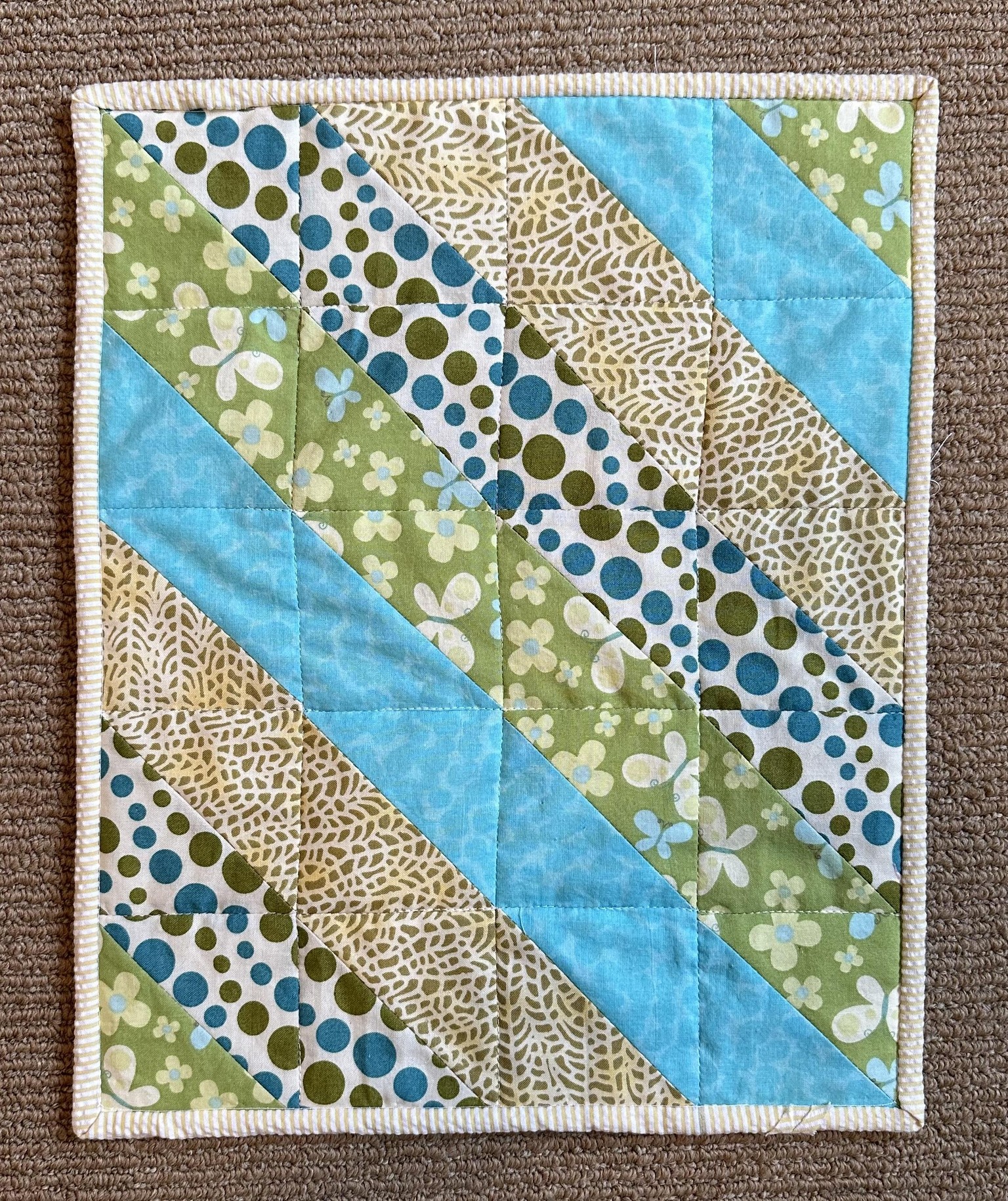 Striped Mini Quilt - image 2 - student project