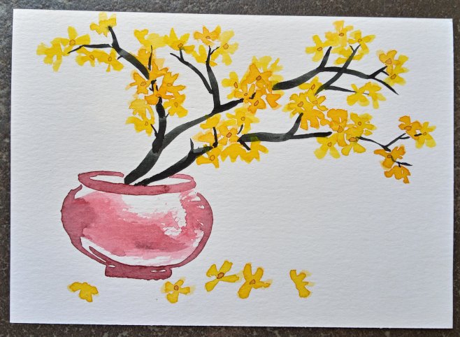 Painting flowers - image 2 - student project