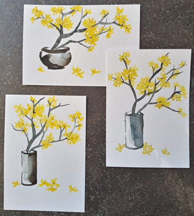Painting flowers - image 1 - student project