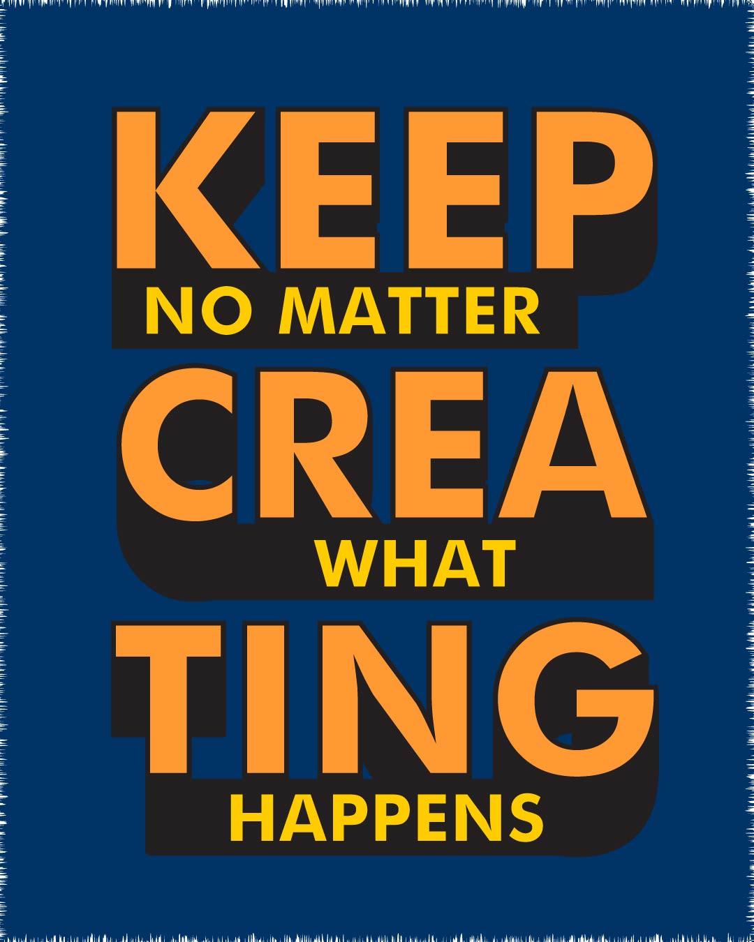 Design a Inspirational Poster in Illustrator - image 1 - student project