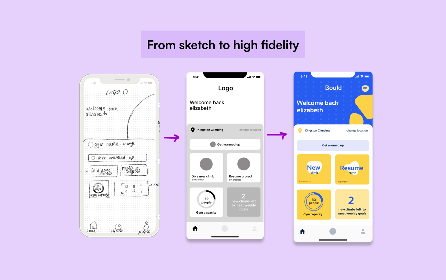 Bould Climbing App - image 15 - student project