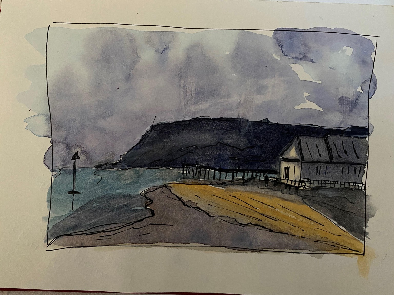 Landscapes pen and wash rob moor - image 4 - student project