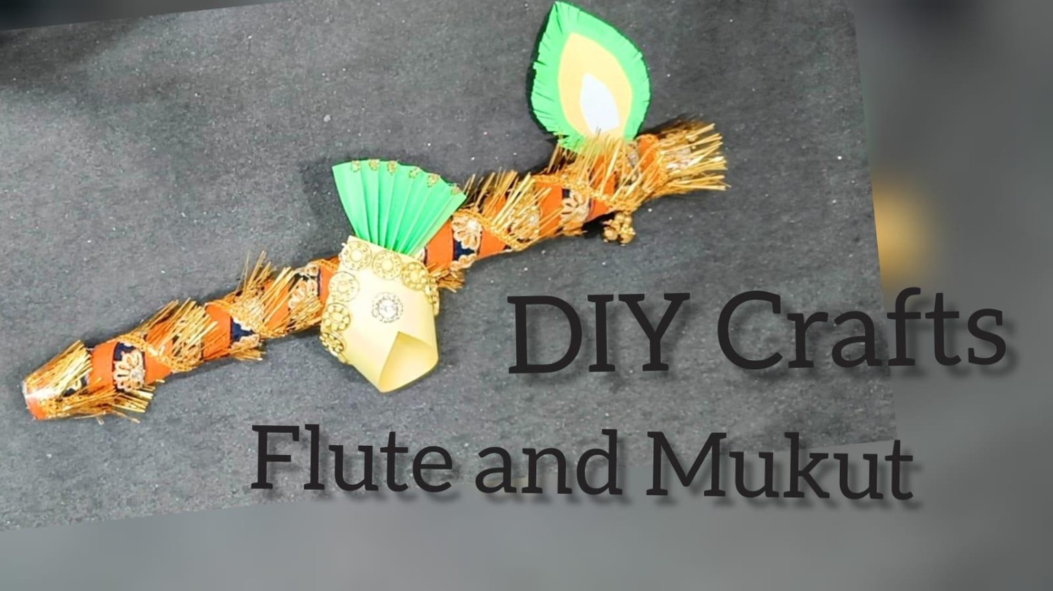 Diy : Flute and Mukut - image 1 - student project