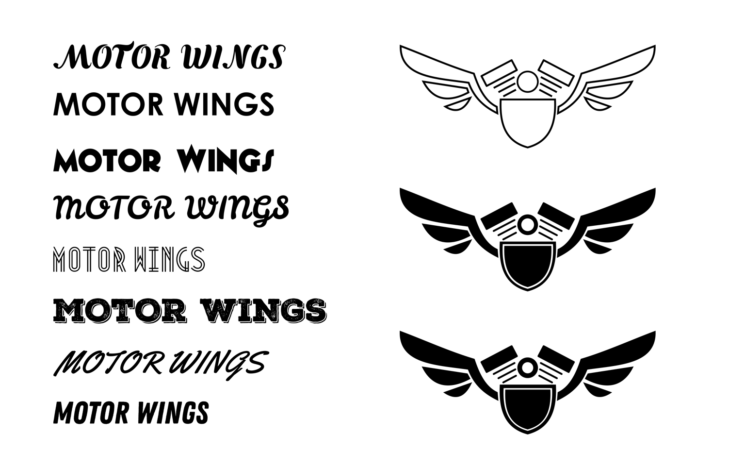 Motorwings Logo Design - image 5 - student project