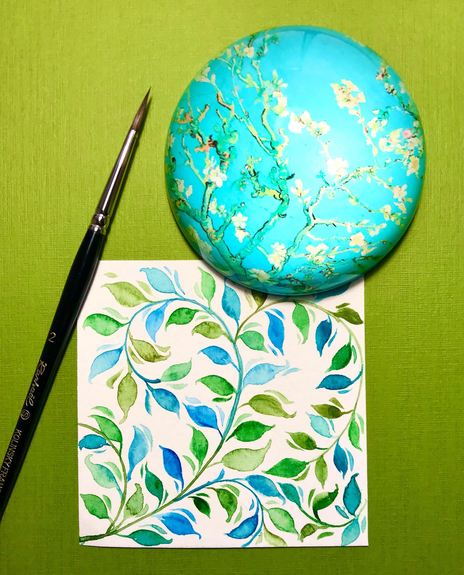 Meditative Watercolor Patterns - image 2 - student project