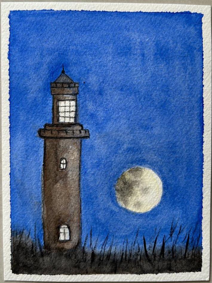 Watercolor Moonscapes - image 6 - student project