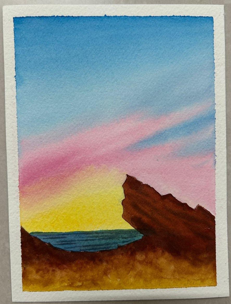 Watercolor skies with Zaneena - image 8 - student project