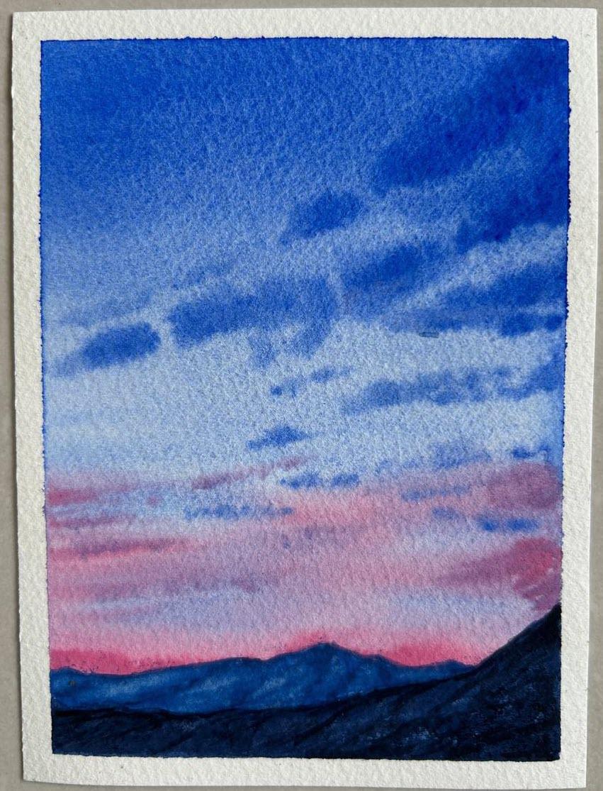 Watercolor skies with Zaneena - image 5 - student project