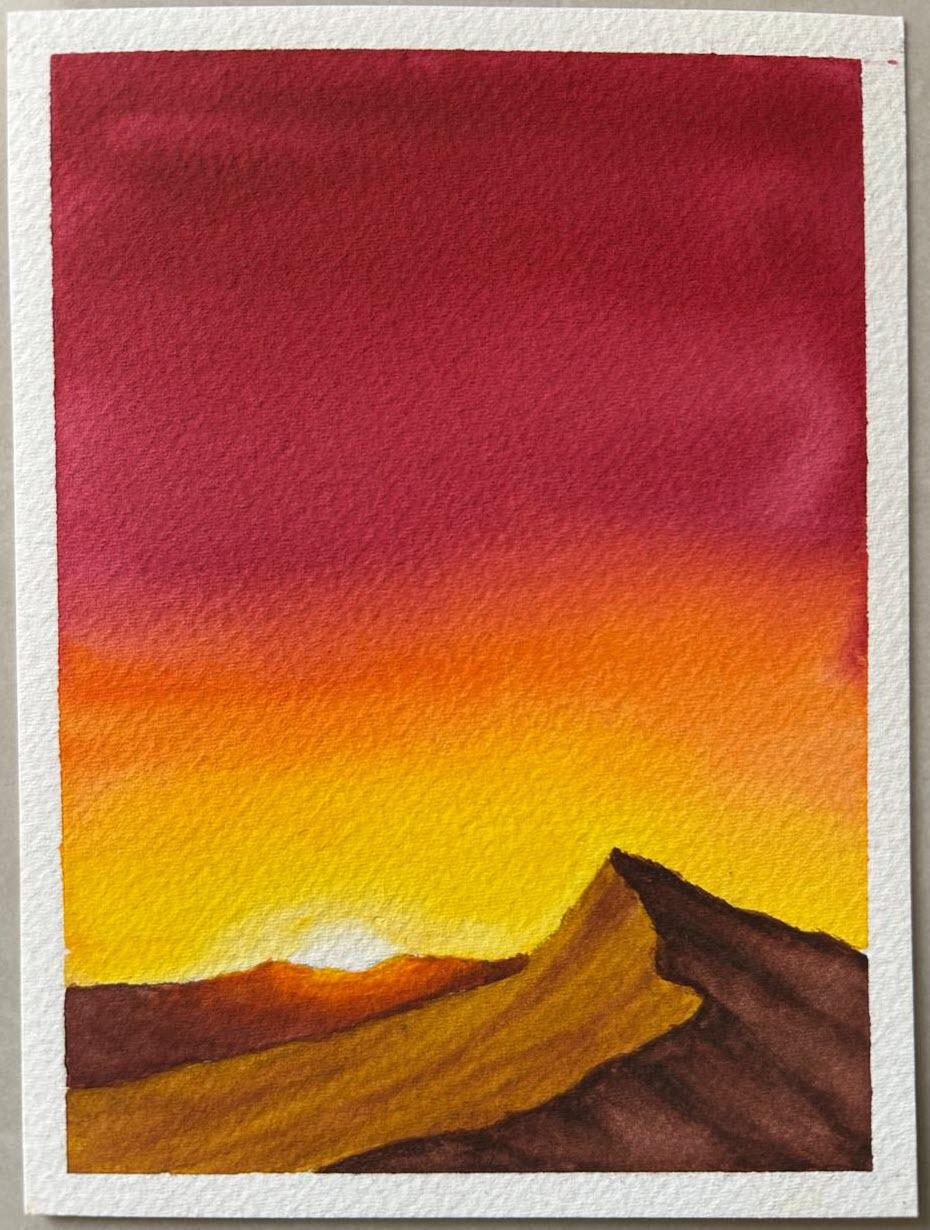 Watercolor skies with Zaneena - image 10 - student project