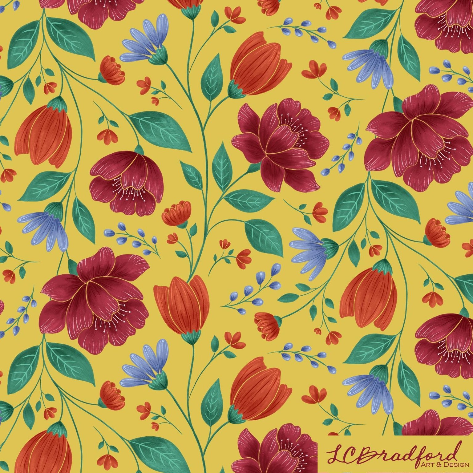 A somewhat folk-inspired floral? - image 3 - student project