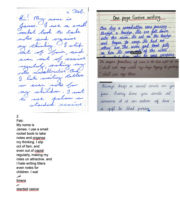 Making my notes legible and convincing my children that I can write;) - image 1 - student project