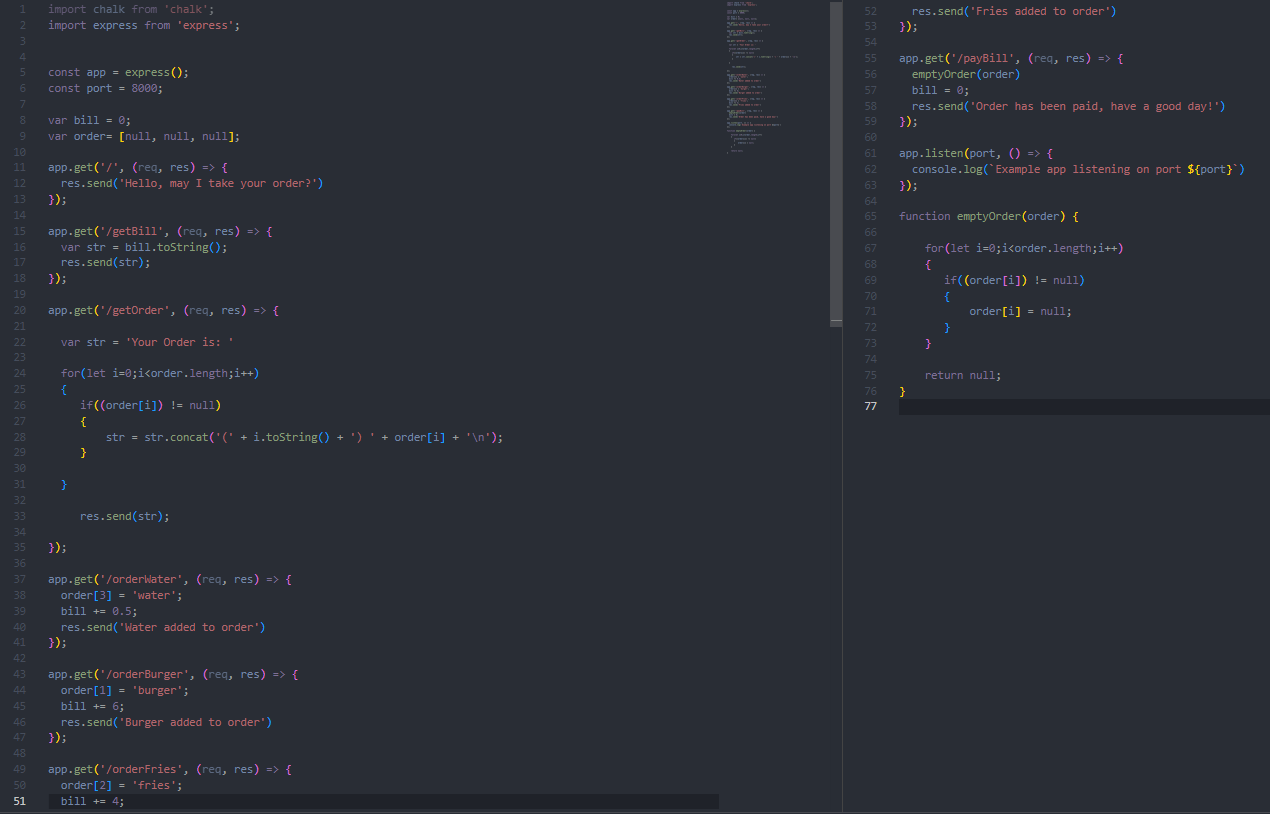 Restaurant Project - image 1 - student project