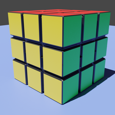 Rubik's cube - image 1 - student project