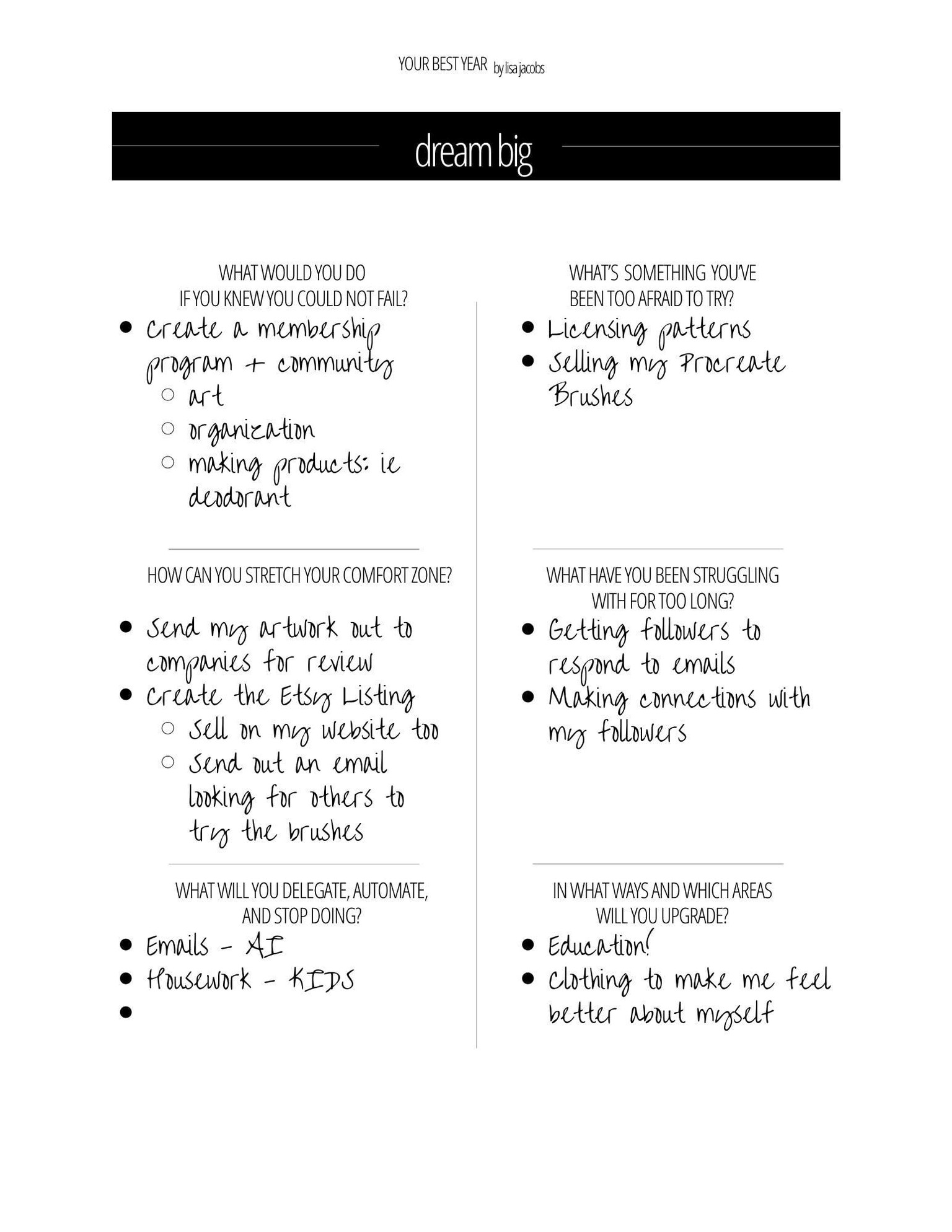 My Dream Big! - image 1 - student project