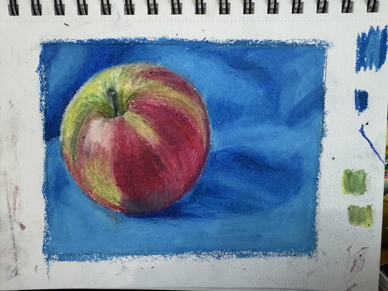 Oil Pastel - Apple - image 1 - student project