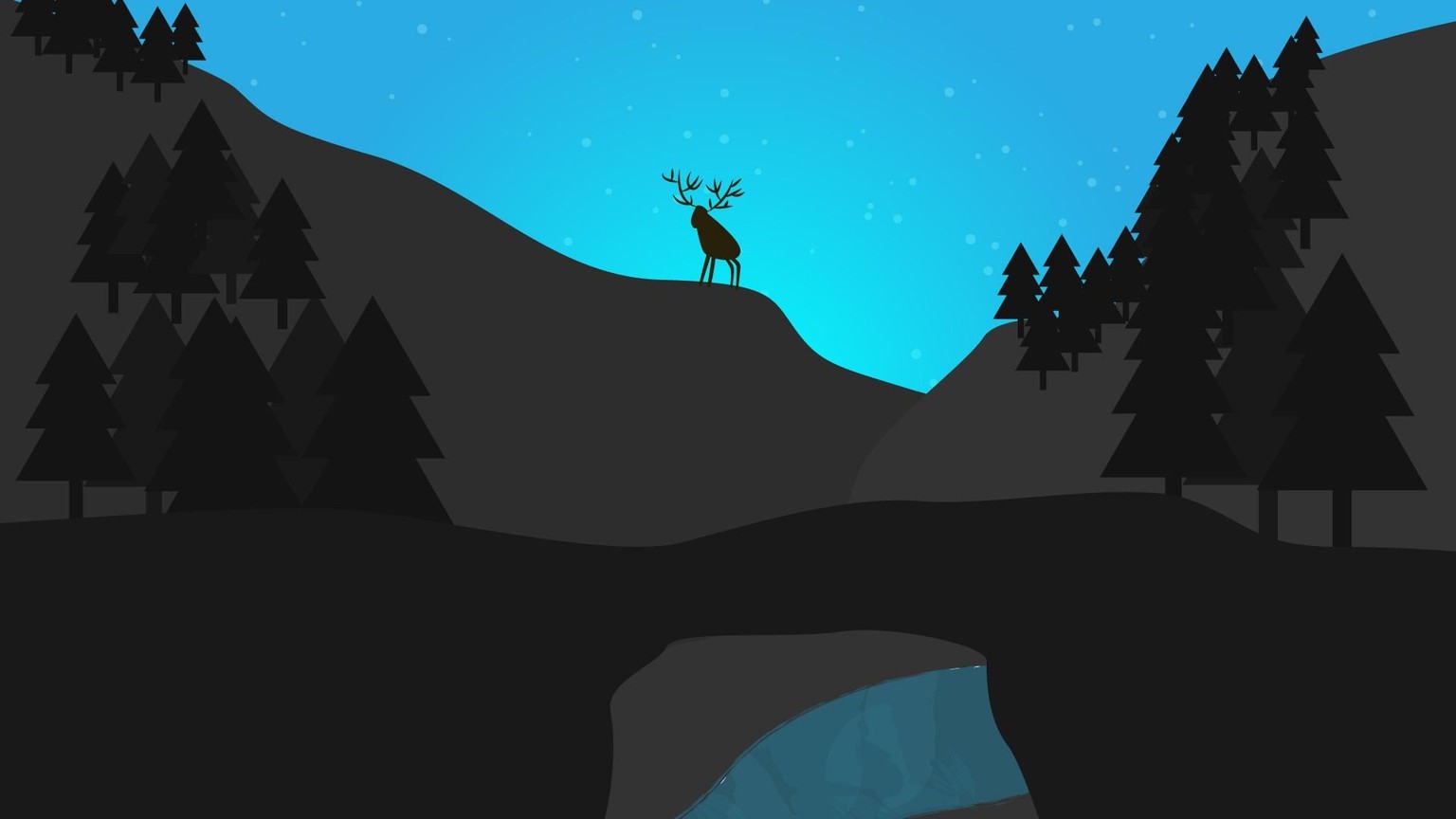 First forest illustration - image 2 - student project