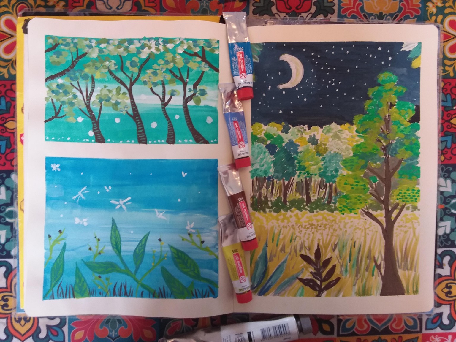 Night and day landscape - image 1 - student project