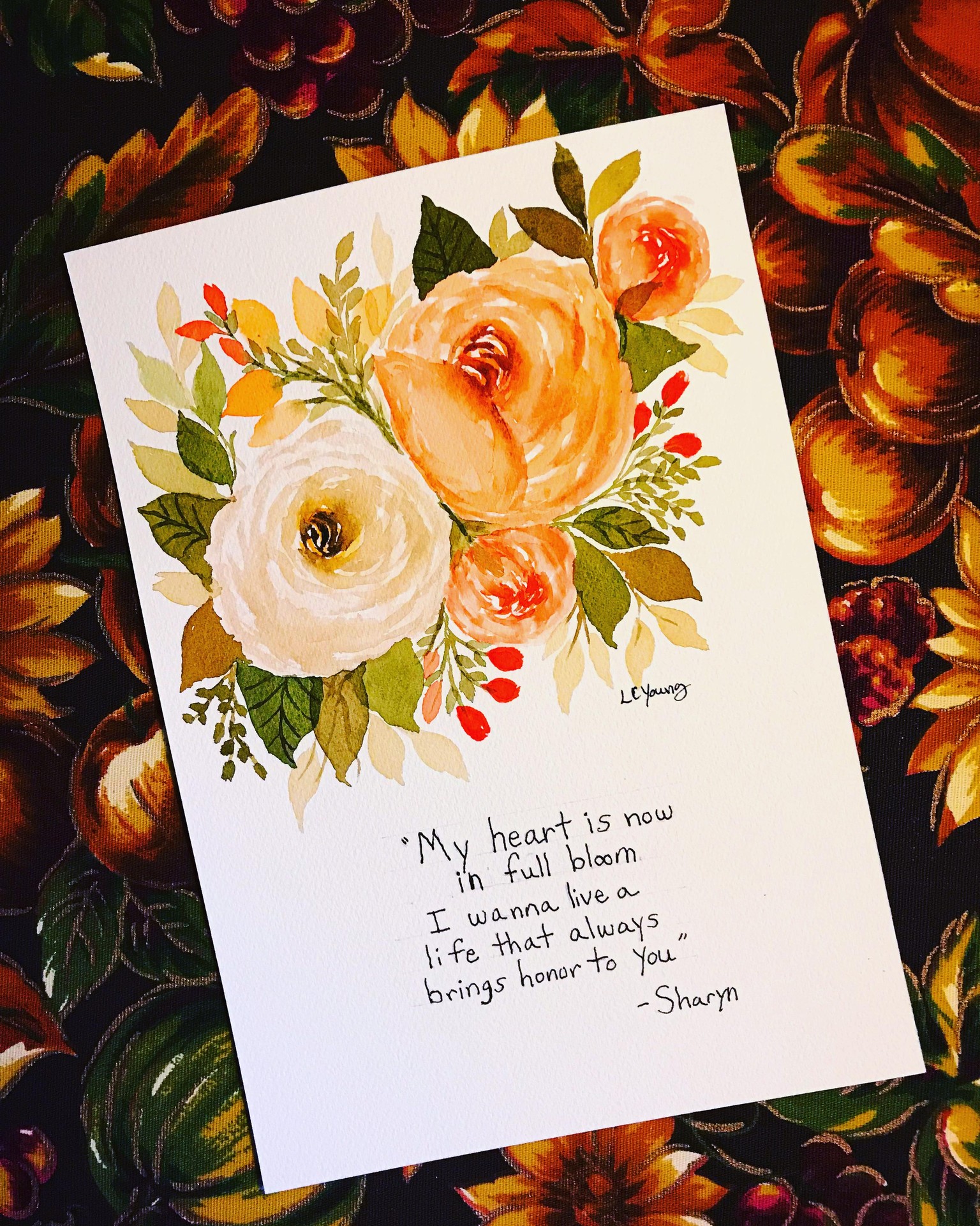 Autumn Themed Watercolor - image 2 - student project