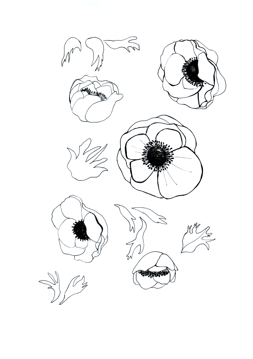 Layered floral pattern - image 1 - student project