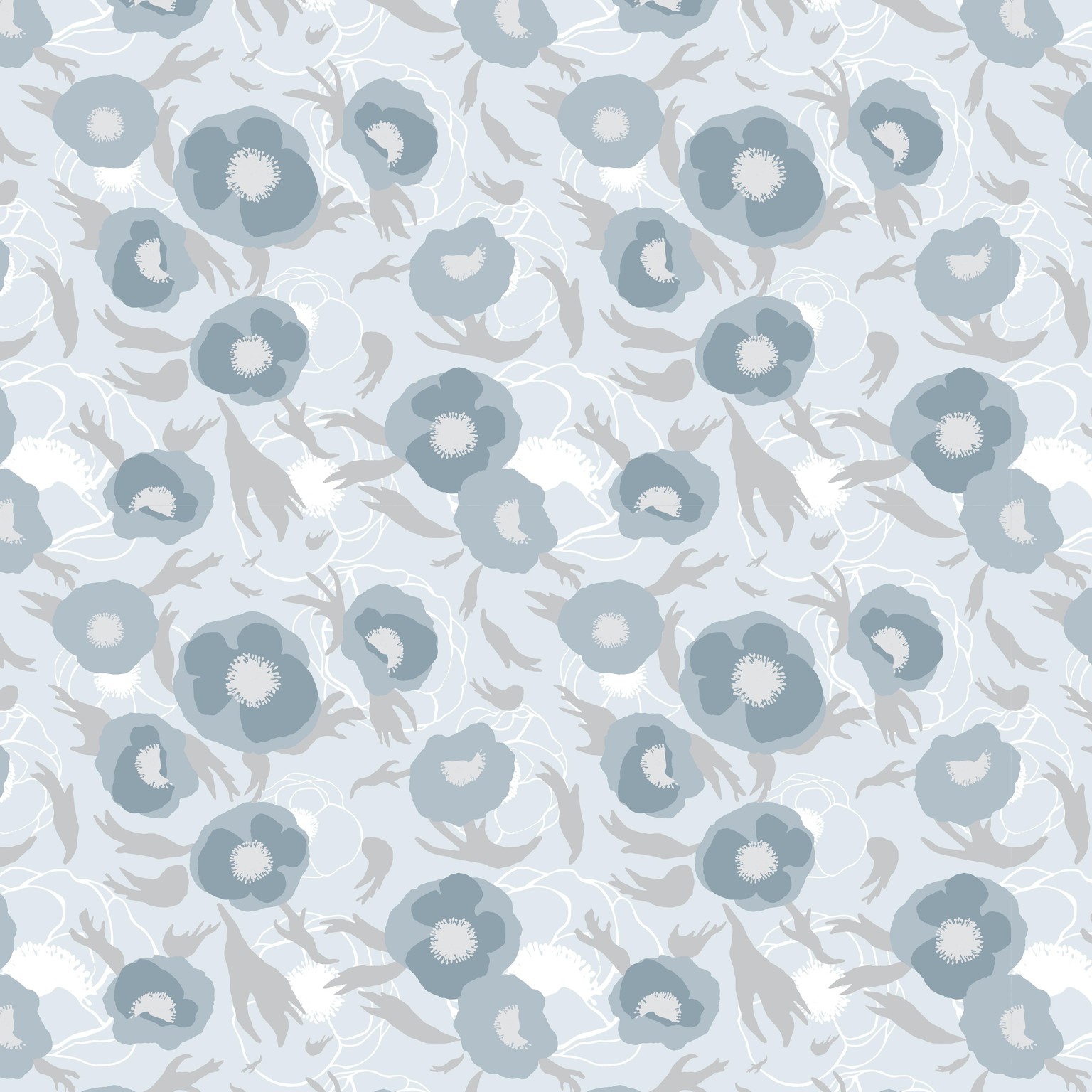 Layered floral pattern - image 5 - student project