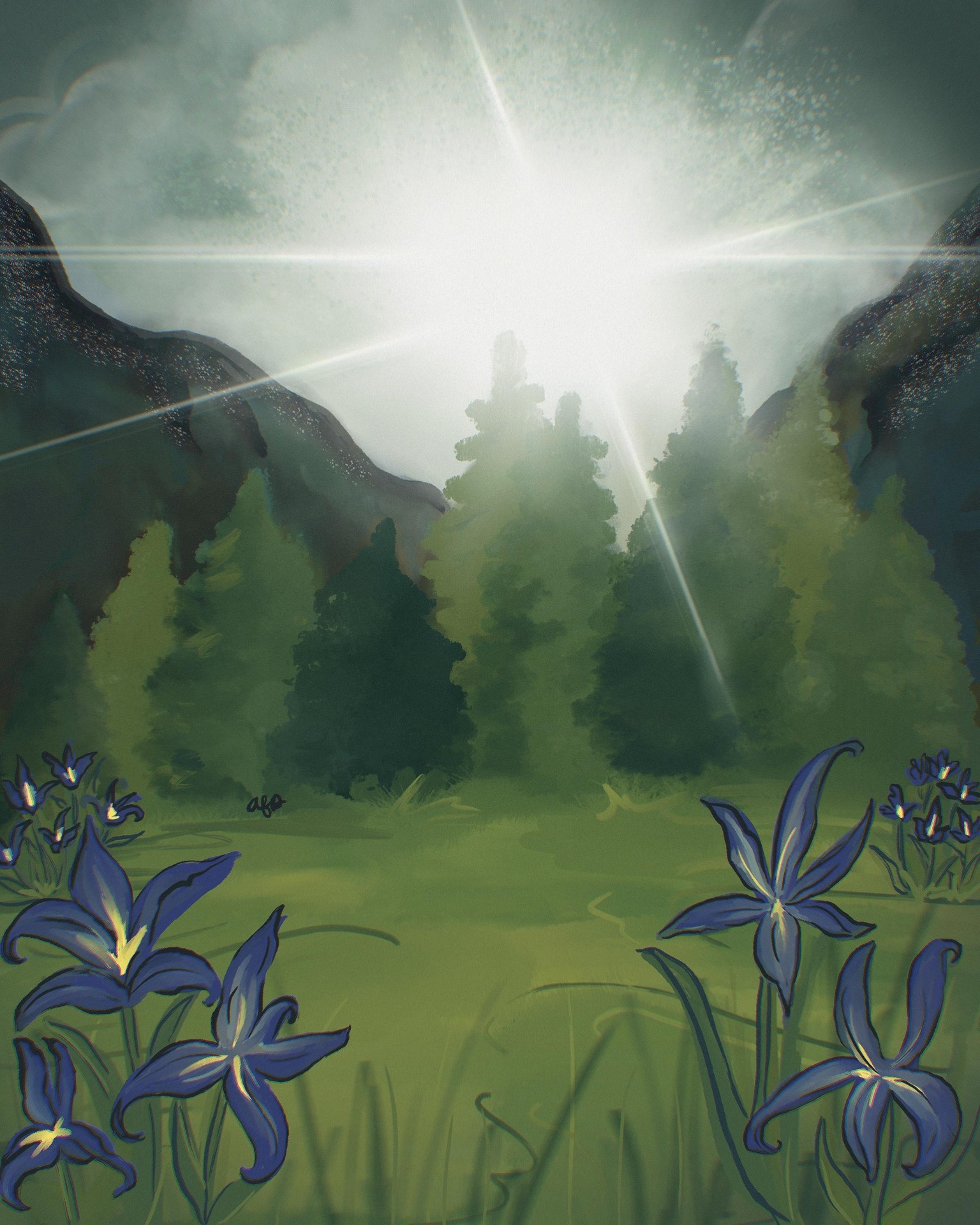 Mountains Meadow - image 1 - student project
