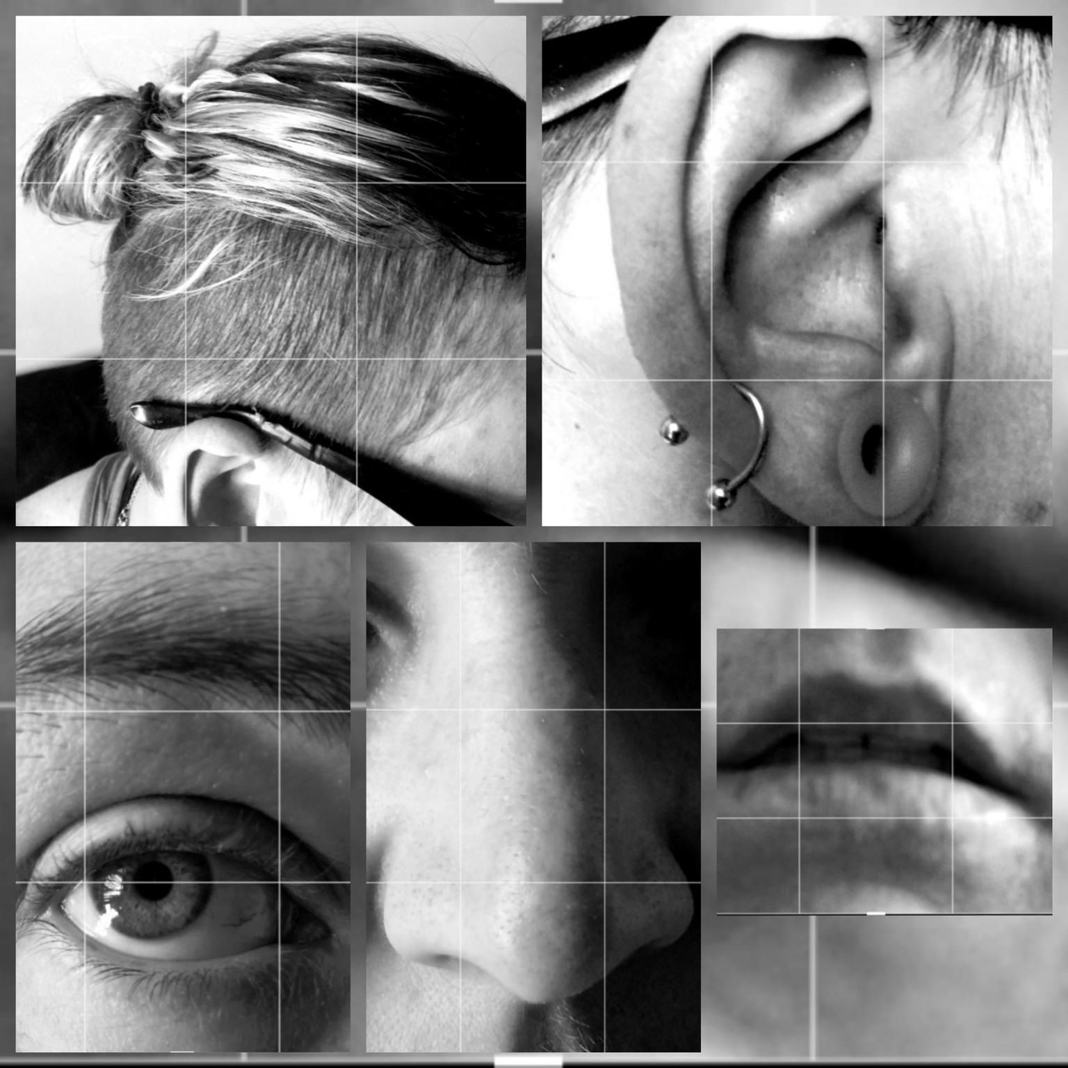 Self portrait peices - image 3 - student project