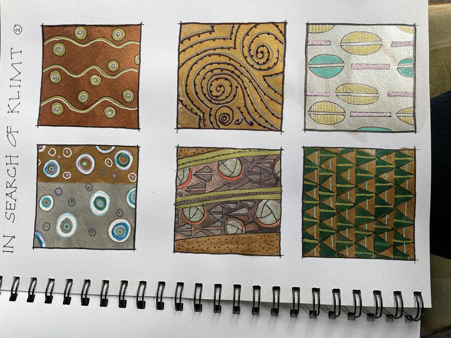 Klimt Pattern Studies - image 3 - student project