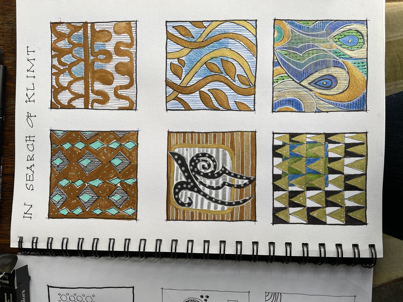 Klimt Pattern Studies - image 1 - student project