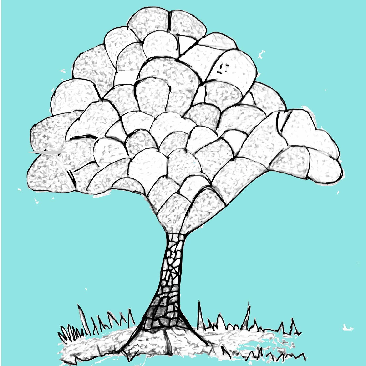 Class project - Draw a Tree with reference - image 1 - student project